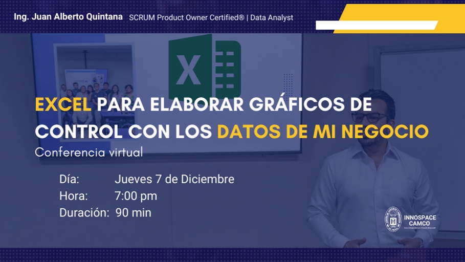 Excel Virtual Conferencia virtual de excel para negocios - Innospace Cámara de ...